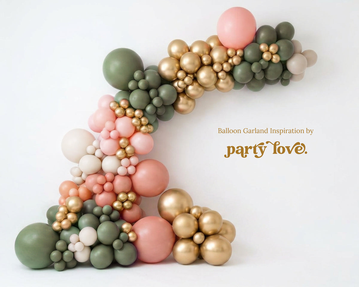 Bridal Shower Balloon Garland Inspiration