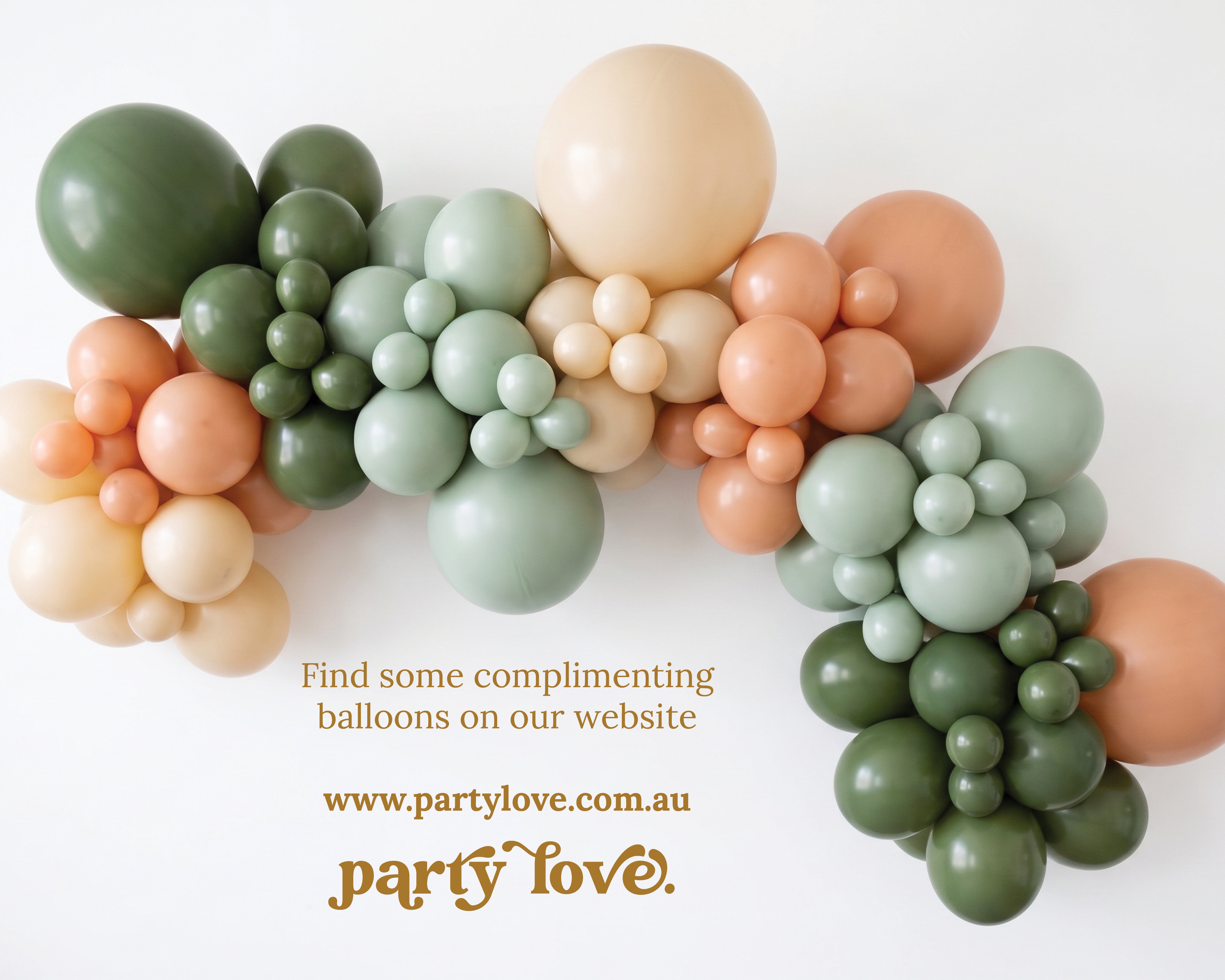 Locally Grown Baby Shower Balloon Garland Inspiration