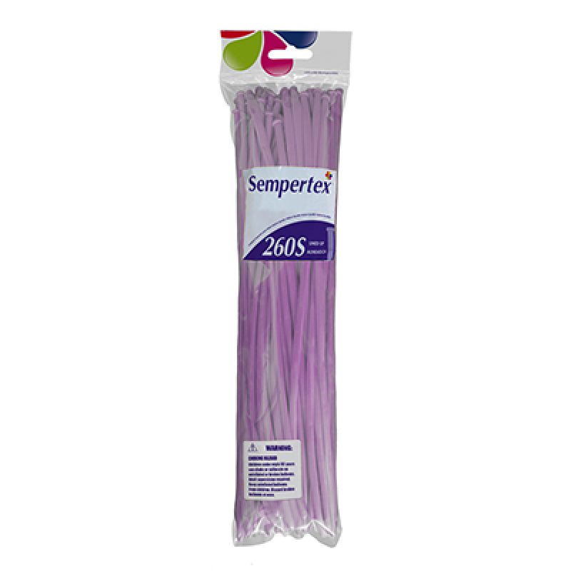Sempertex 260S Lilac Purple Latex Balloons 50PK Sempertex