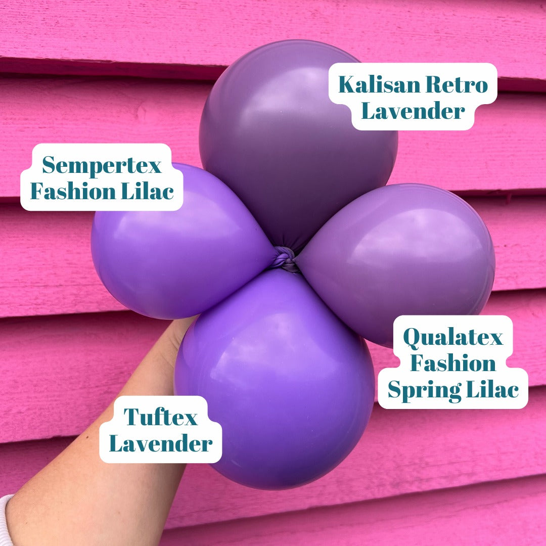 Kalisan Retro Lavender Purple Latex Balloons Kalisan