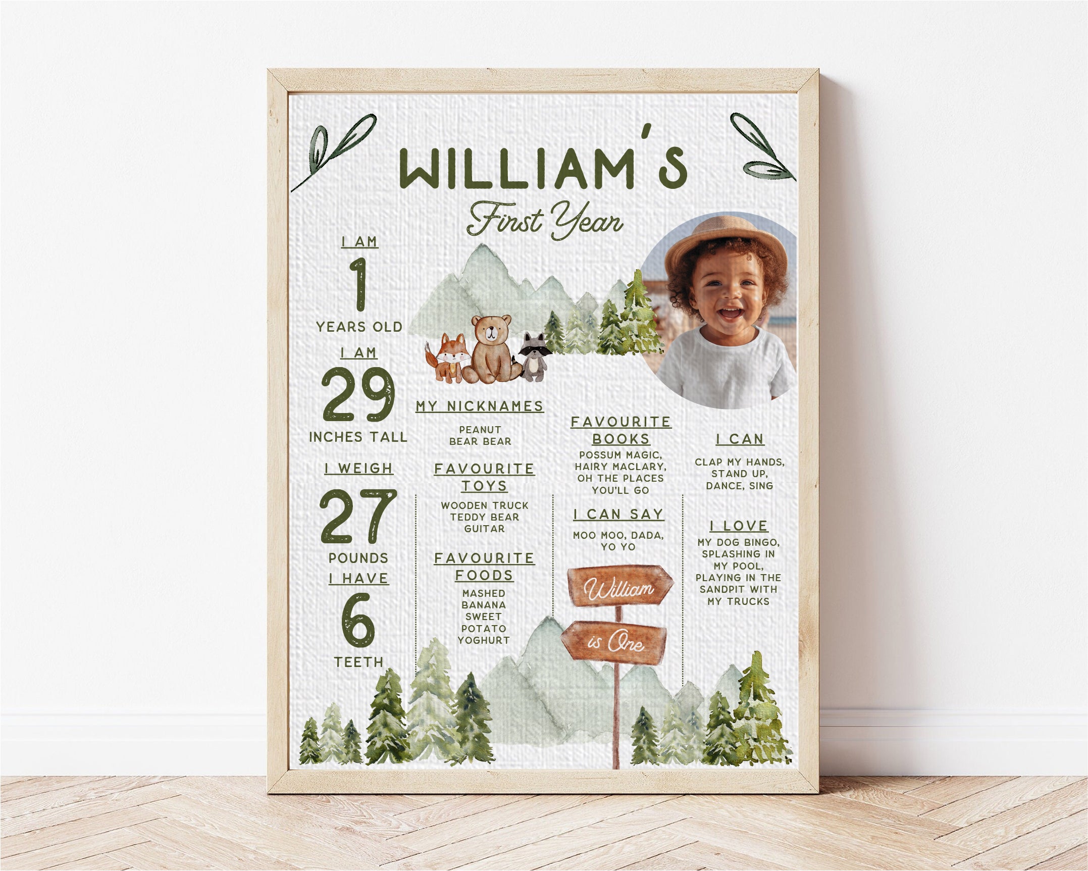 Explore Woodland Forest Party Printables Editable Instant Download 612