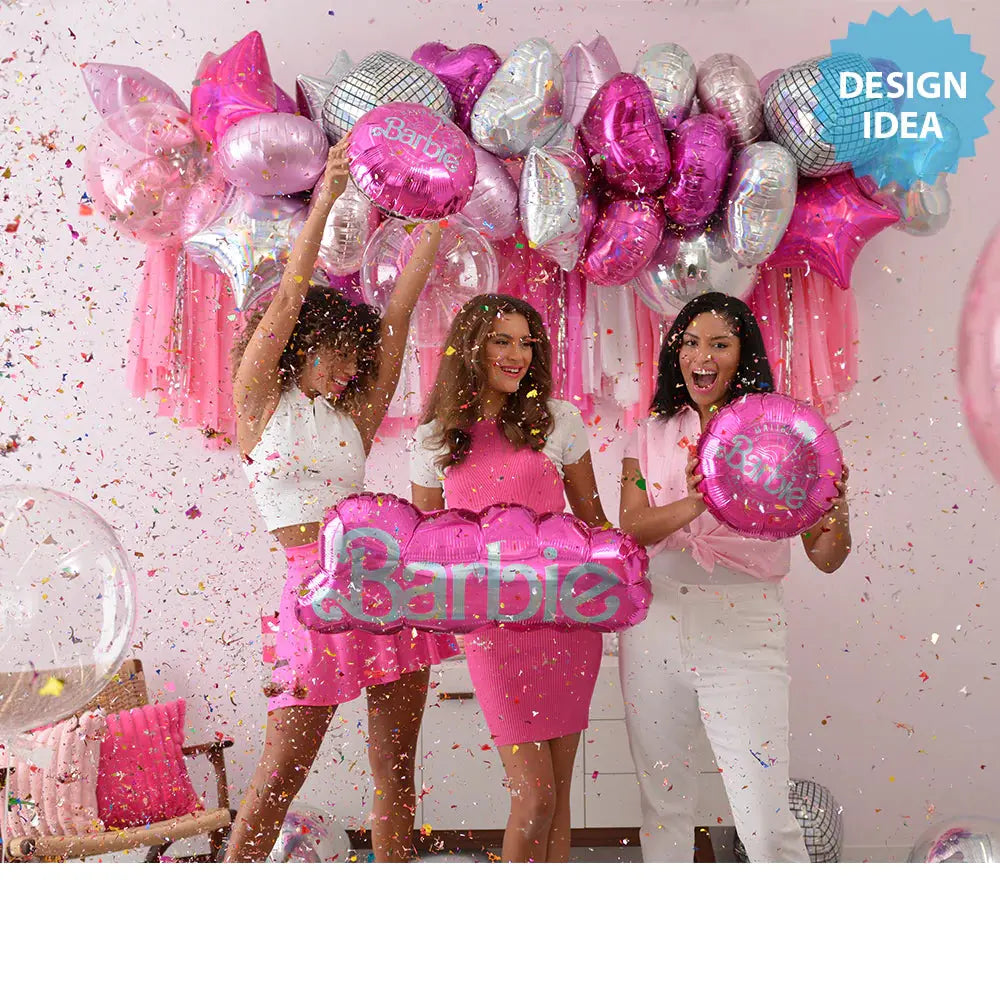 Anagram Licensed Balloon Bouquet Kit Barbie Balloons 5 Pack Anagram