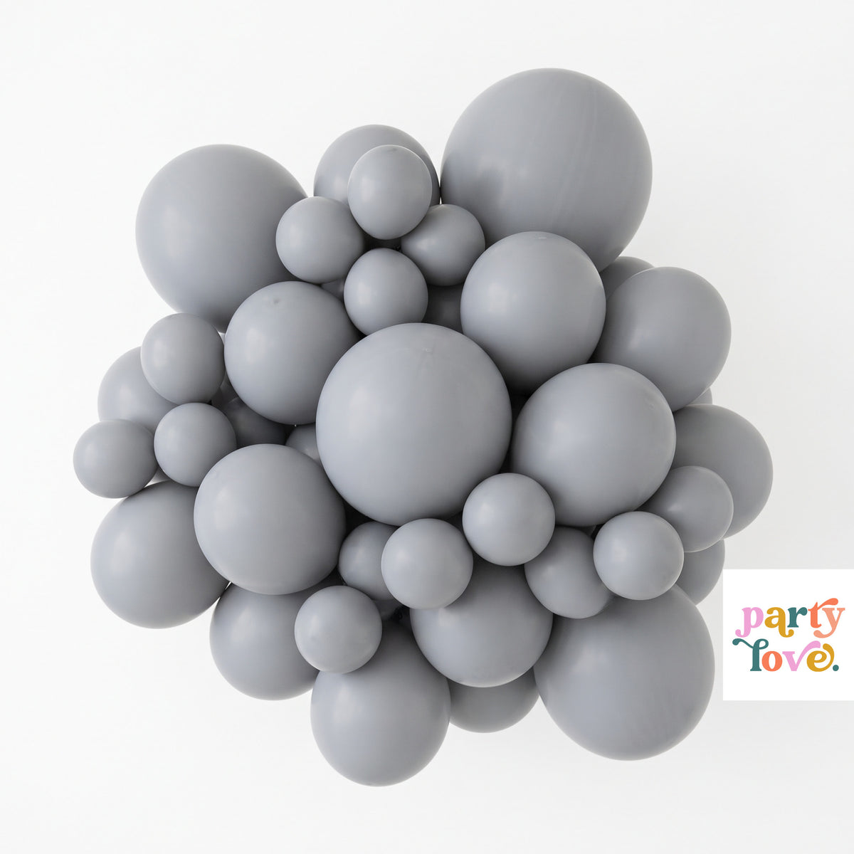Anagram Standard Grey Latex Balloons
