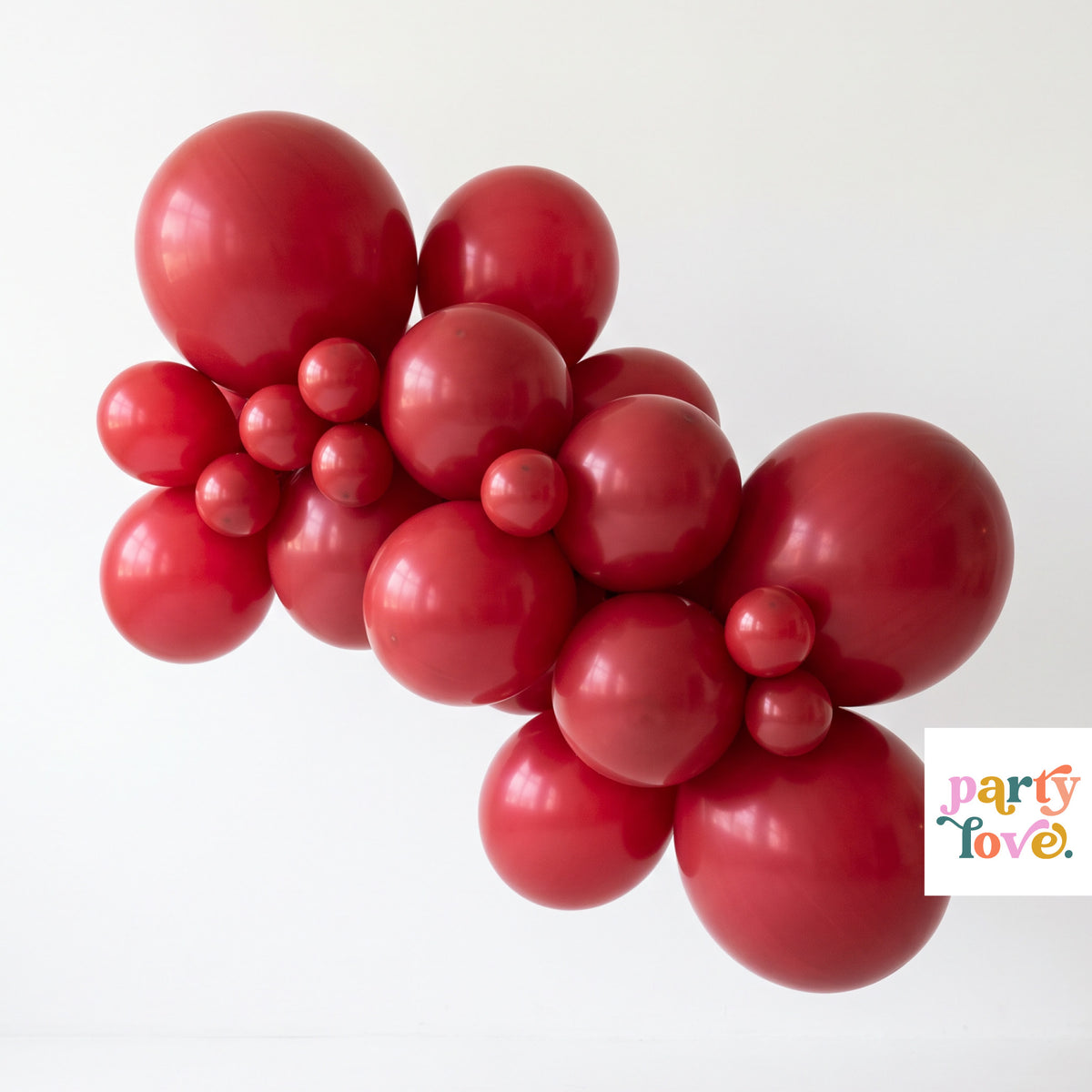 Anagram Garnet Red Latex Balloons