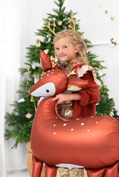 Christmas Deer Foil balloon 80x105cm Party Deco