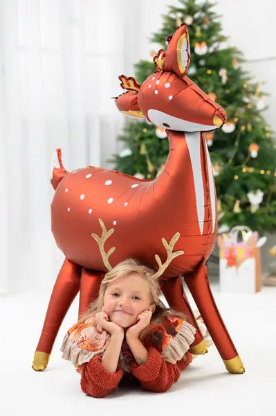 Christmas Deer Foil balloon 80x105cm Party Deco
