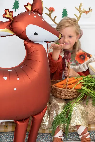 Christmas Deer Foil balloon 80x105cm Party Deco