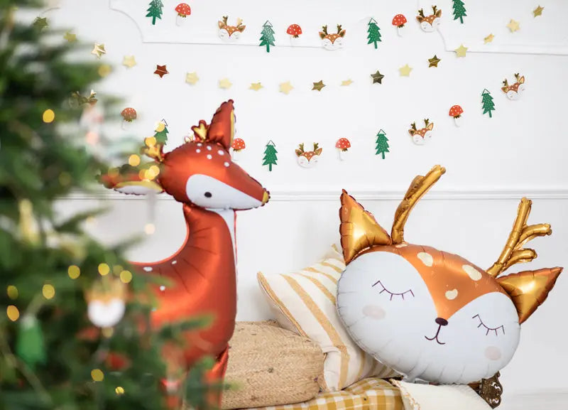 Christmas Deer Foil balloon 80x105cm Party Deco