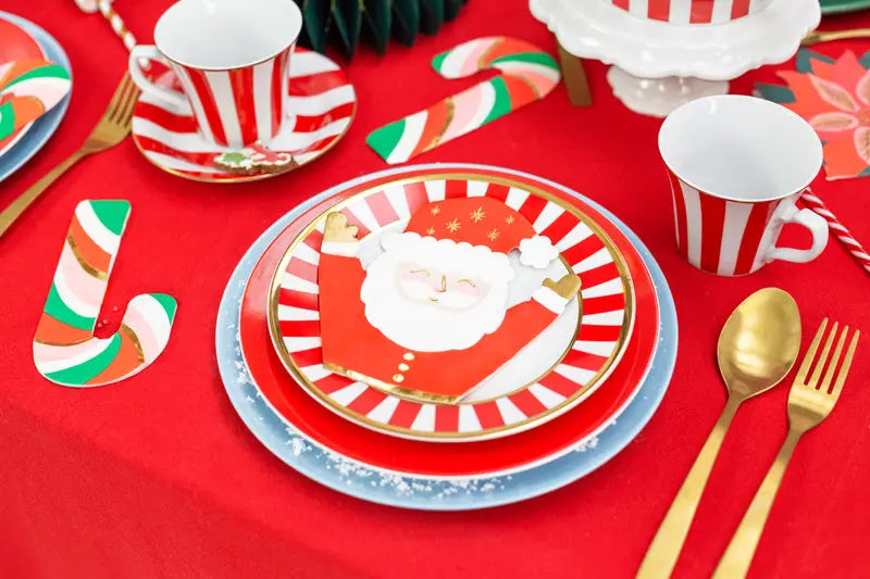 Christmas Santa Claus napkins Party Deco