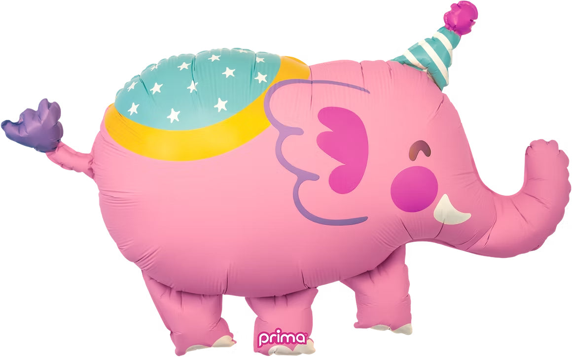 Pink Elephant foil balloon 99cm