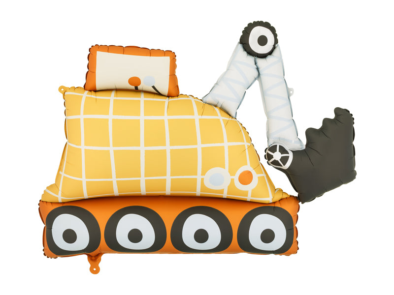 Construction Excavator Foil Balloon 93cm