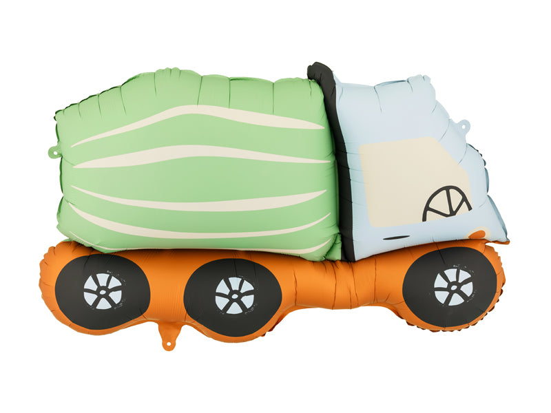 Concrete Mixer Truck Foil Balloon, 81cm colorful party decoration.