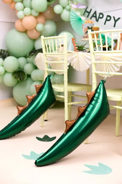 Foil balloon Dinosaur tail, 79x35 cm Party Deco