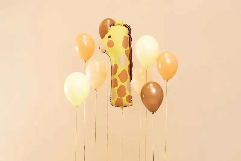 Giraffe Foil Balloon Number 1, 90cm Party Deco