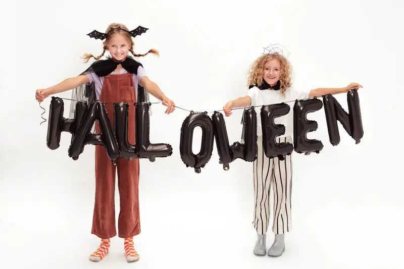 Halloween Foil Balloon, 280x46 cm, Black Party Deco