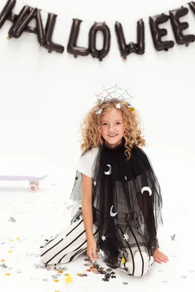 Halloween Foil Balloon, 280x46 cm, Black Party Deco