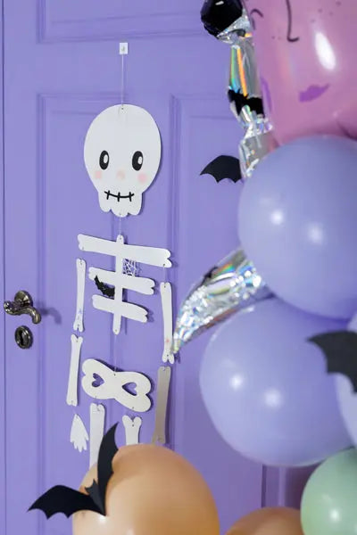 Hanging Halloween Skeleton decoration, 110 cm Party Deco