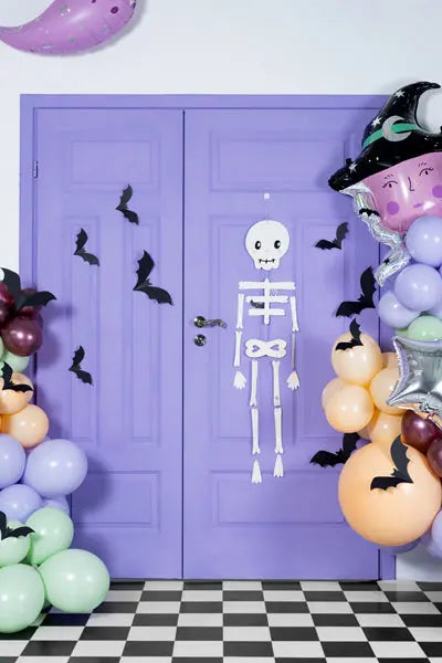 Hanging Halloween Skeleton decoration, 110 cm Party Deco