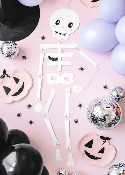 Hanging Halloween Skeleton decoration, 110 cm Party Deco