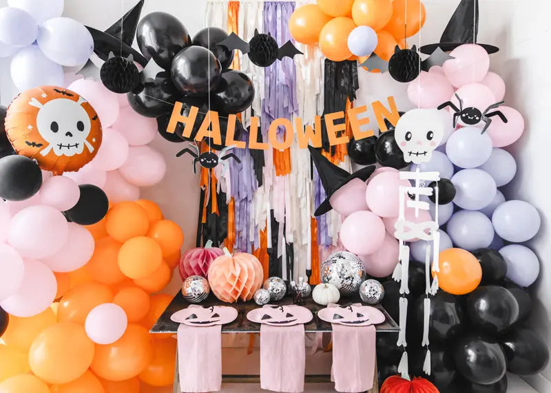 Hanging Halloween Skeleton decoration, 110 cm Party Deco