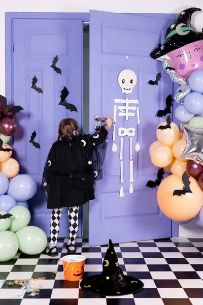 Hanging Halloween Skeleton decoration, 110 cm Party Deco