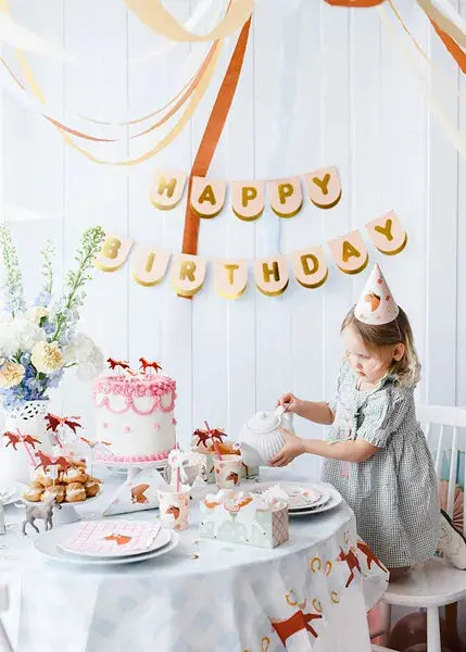 Happy Birthday paper banner, mix, 150x13 cm Party Deco