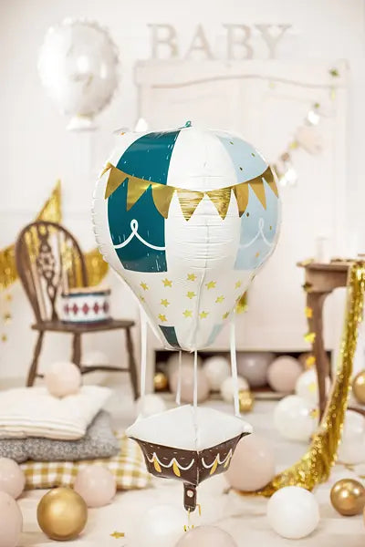 Hot Air Foil Balloon 110cm Party Deco