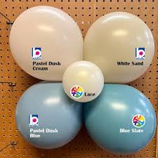 Sempertex Pastel Dusk Blue Latex Balloons Sempertex