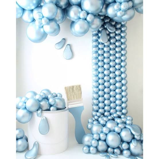 Sempertex Silk Arctic Blue 839 Latex Balloons