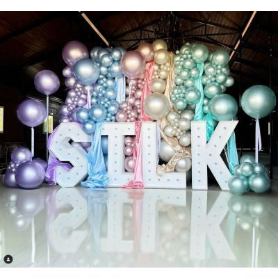 Sempertex Silk Arctic Blue 839 Latex Balloons