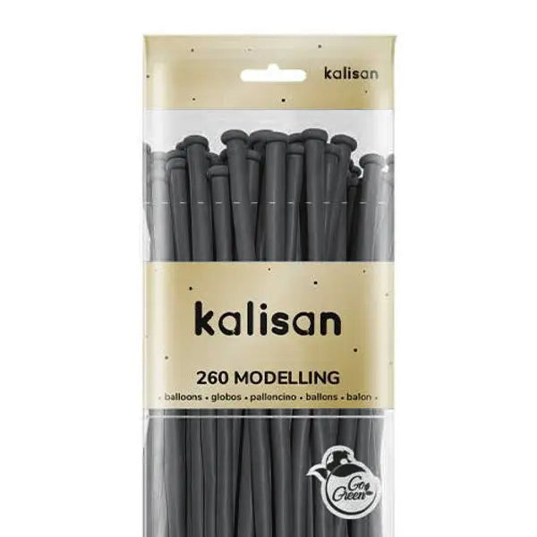 Kalisan Black 260 Modelling Latex Balloons Kalisan