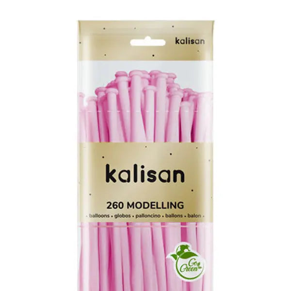Kalisan Candy Pink 260 Modelling Latex Balloons Kalisan
