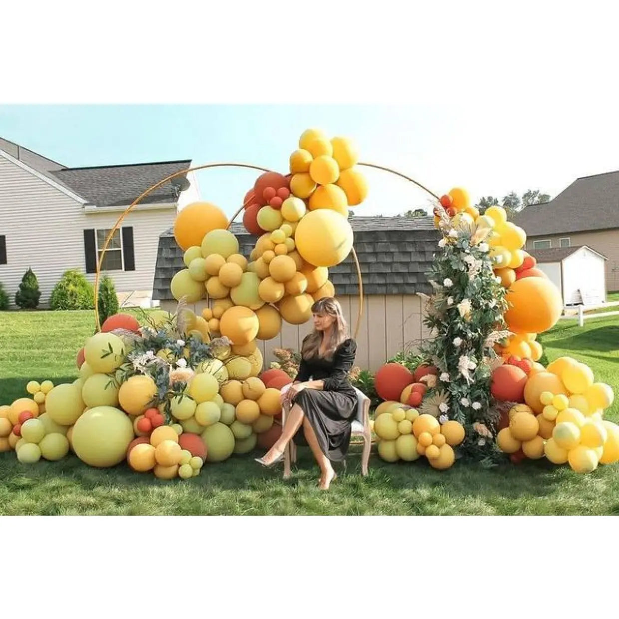 Kalisan Retro Olive Latex Balloons Kalisan