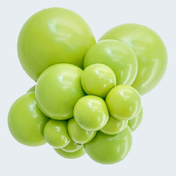 Kalisan Standard Bright Lime Green Latex Balloons Kalisan