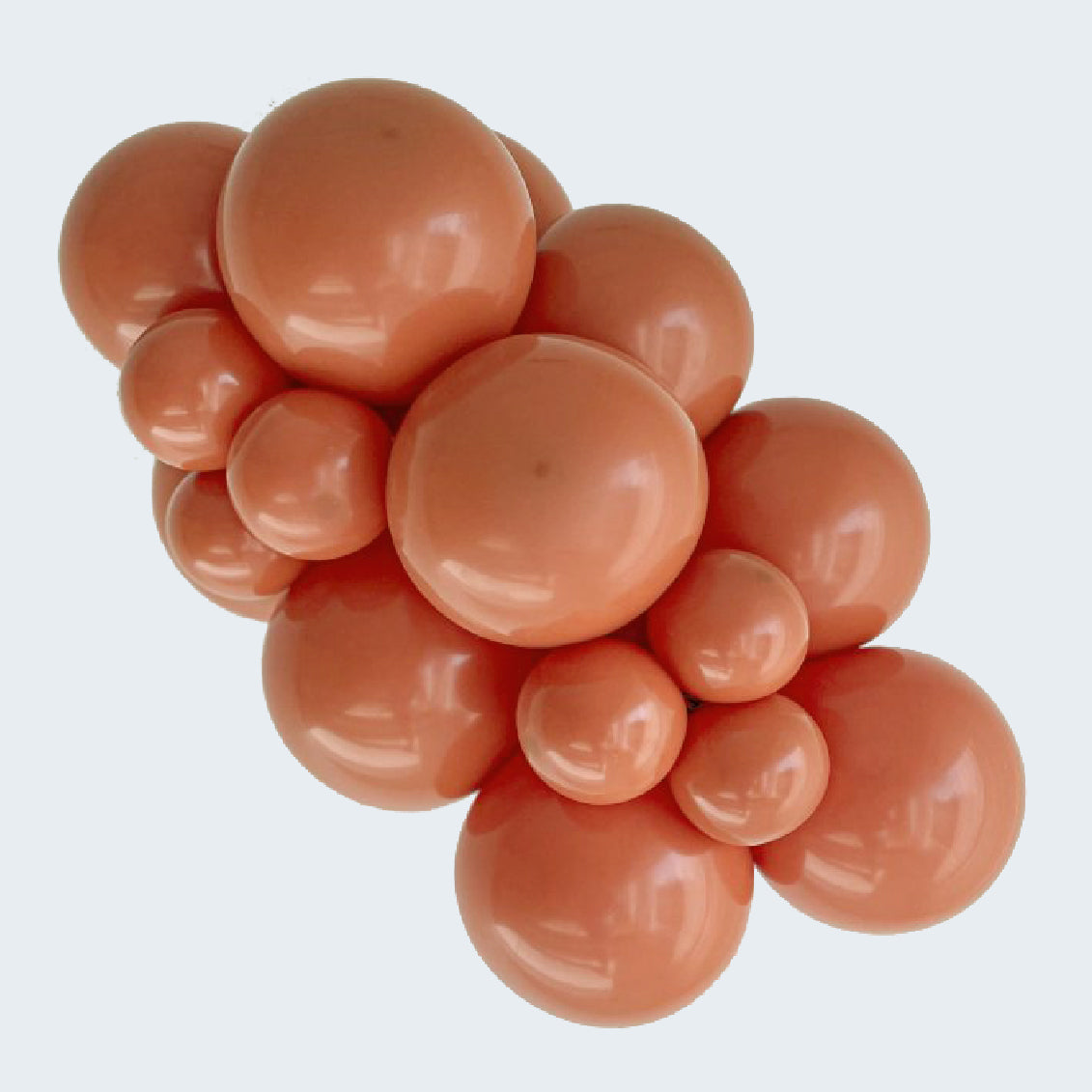 Kalisan Retro Rust Burnt Orange Latex Balloons Kalisan