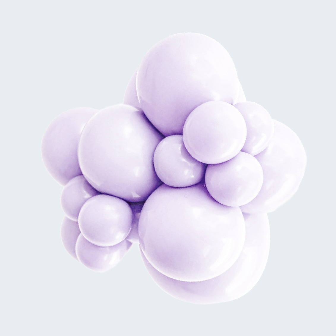 Kalisan Macaron Lilac Latex Balloons Kalisan