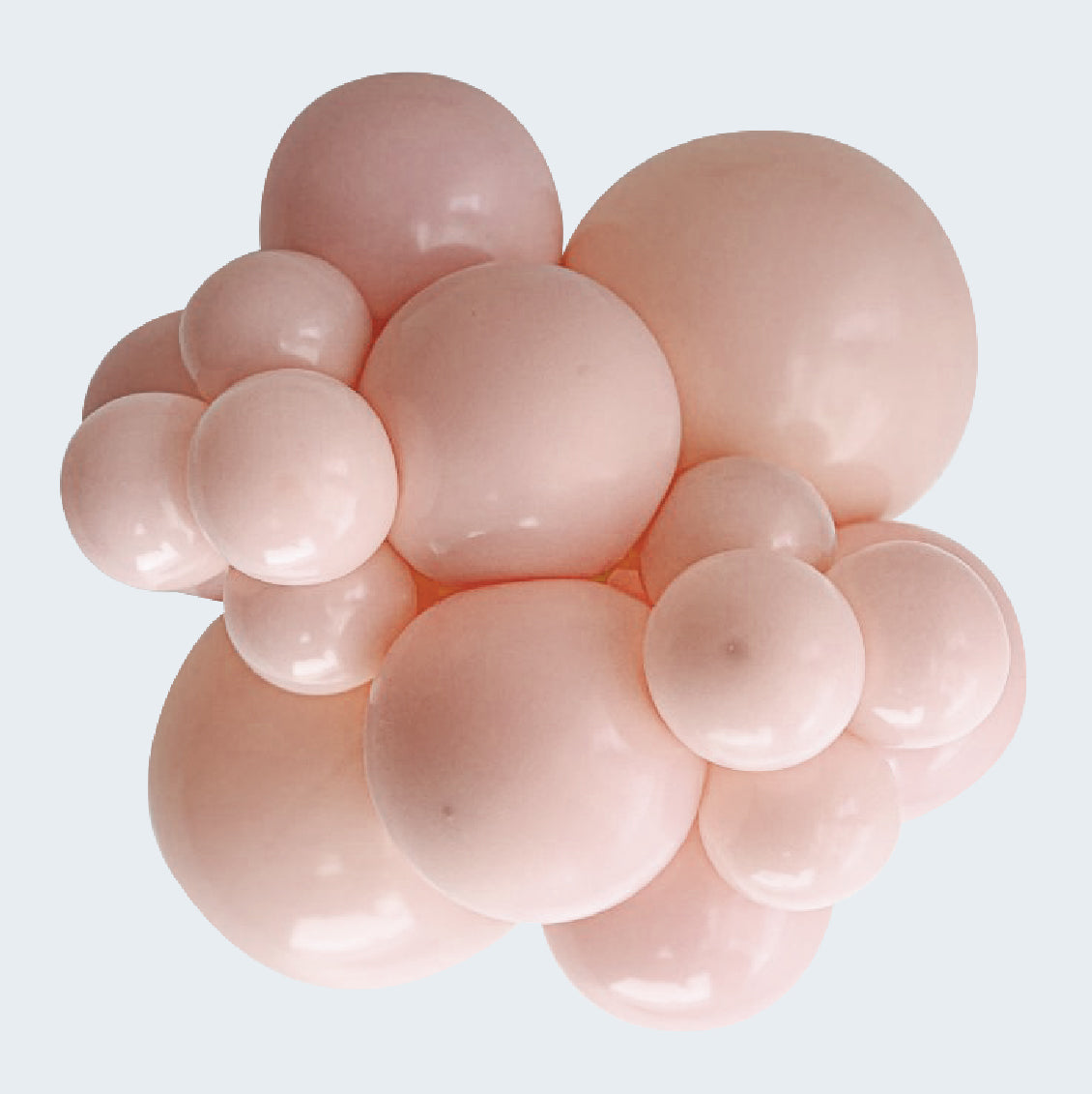 Kalisan Pink Blush Latex Balloons Kalisan