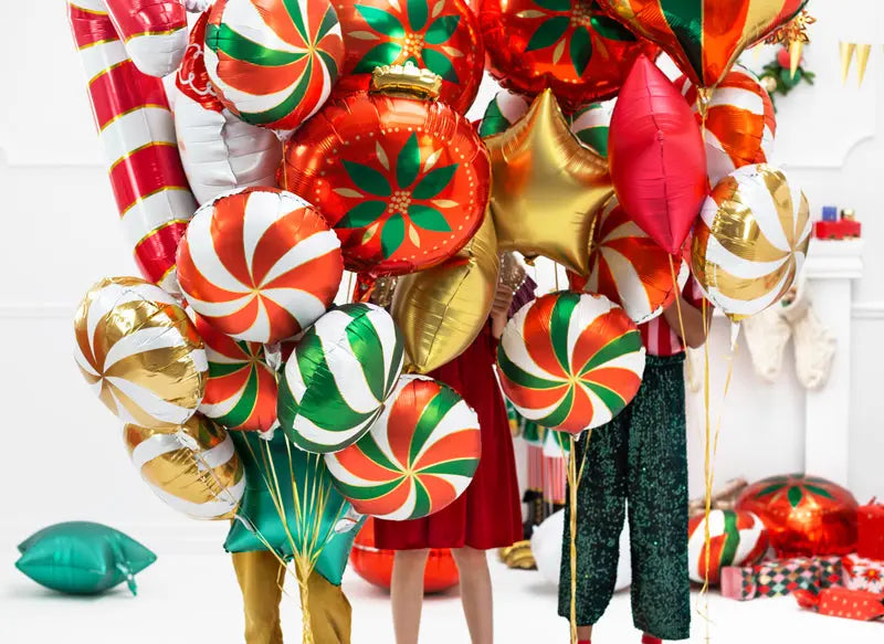 Party Deco Christmas Foil Balloon 45cm (18") Christmas Bauble Balloon Party Deco