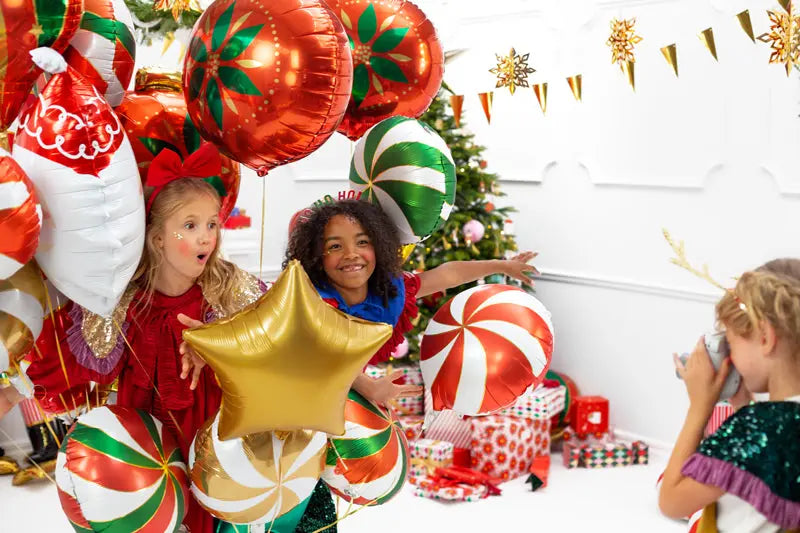 Party Deco Christmas Foil Balloon 45cm (18") Christmas Bauble Balloon Party Deco