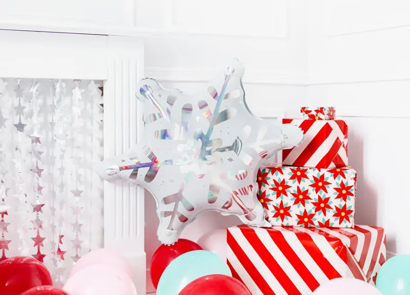 Party Deco Foil Balloon Snowflake (55cm x 57cm) Party Deco