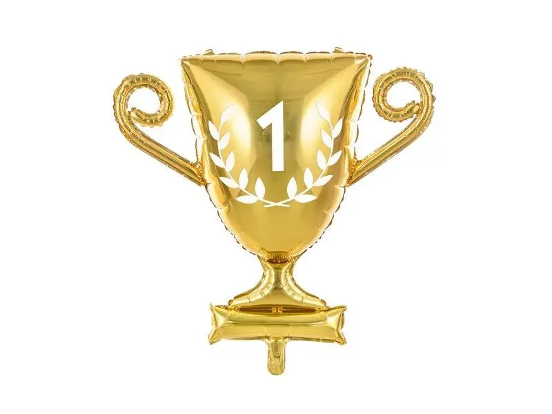 Party Deco Foil Shape Gold Cup Balloon 64cm Party Deco