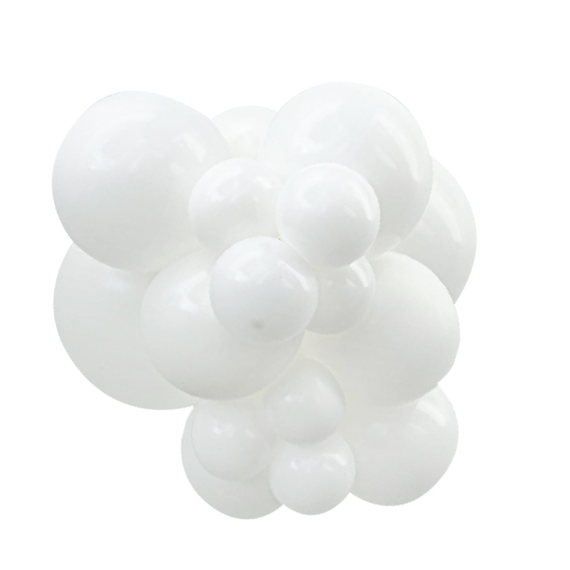 Party Deco White Latex Balloons