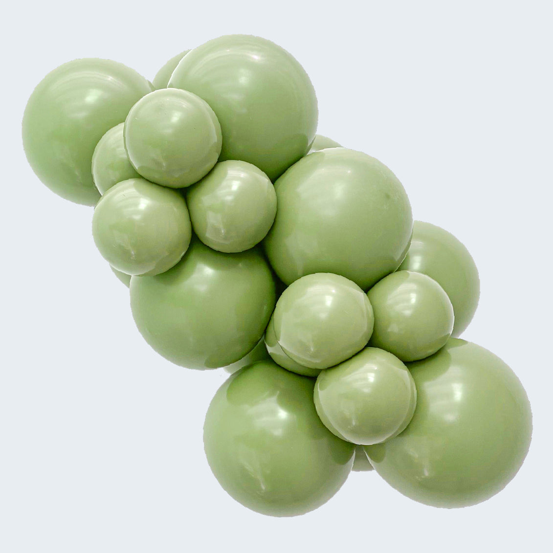 Party Deco Rosemary Green Latex Balloons