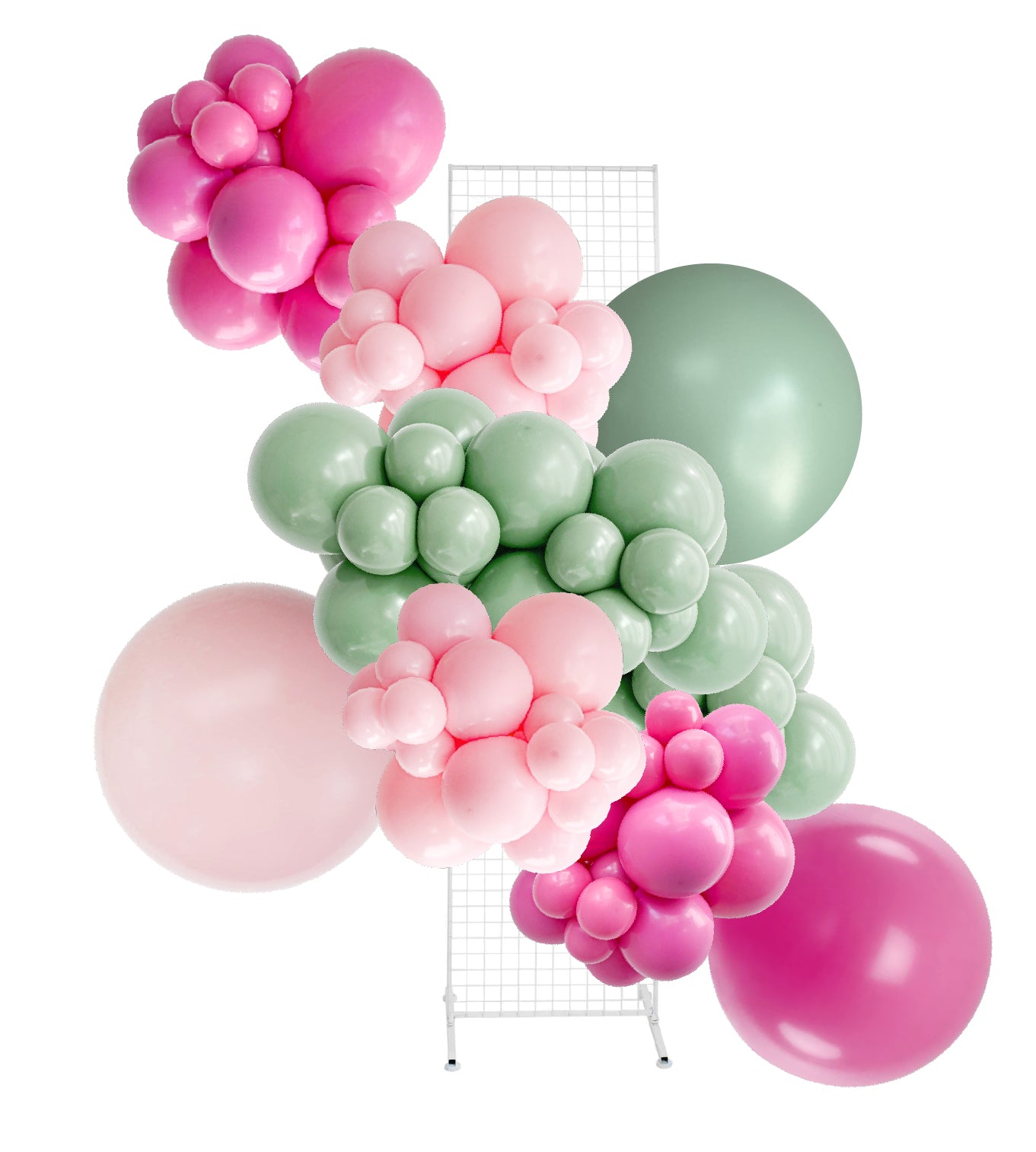 Rosewater Garden – Pink & Green Balloon Garland Kit