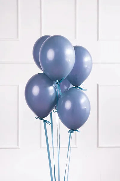 Party Deco Pastel Navy Latex Balloons