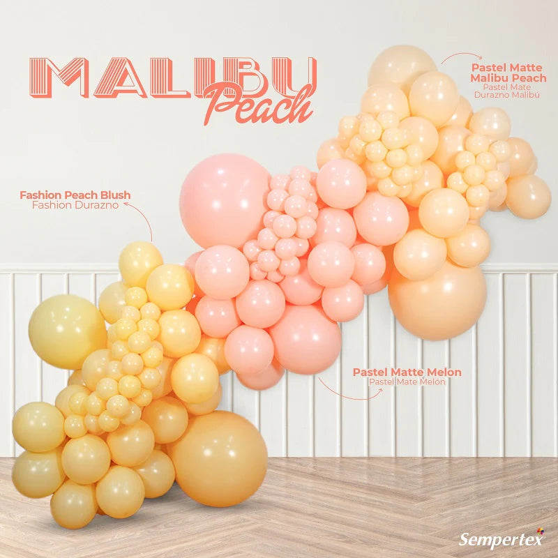 Sempertex Pastel Matte Melon 663 Latex Balloons Sempertex