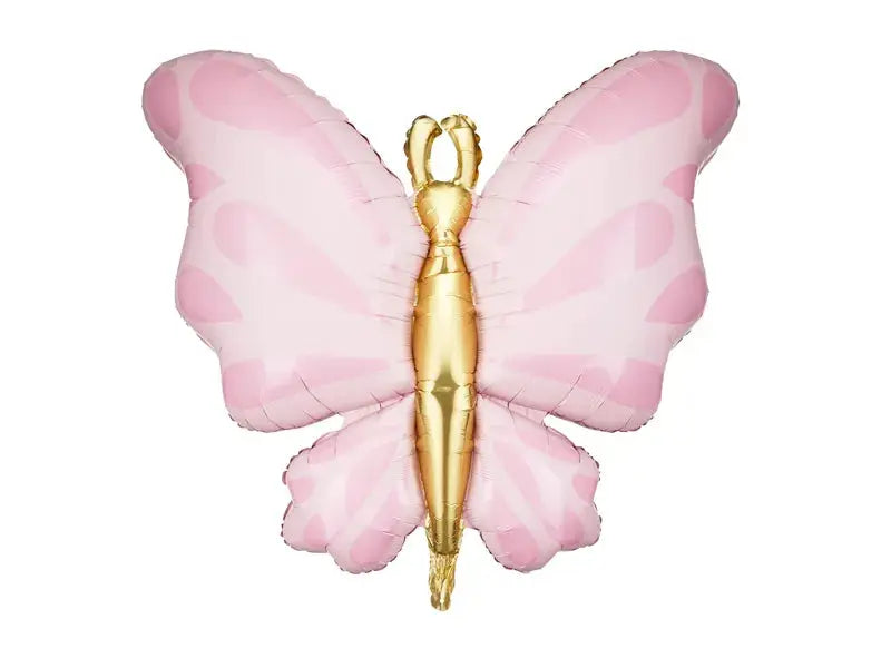 Pink Butterfly Foil Balloon 69cm Party Deco