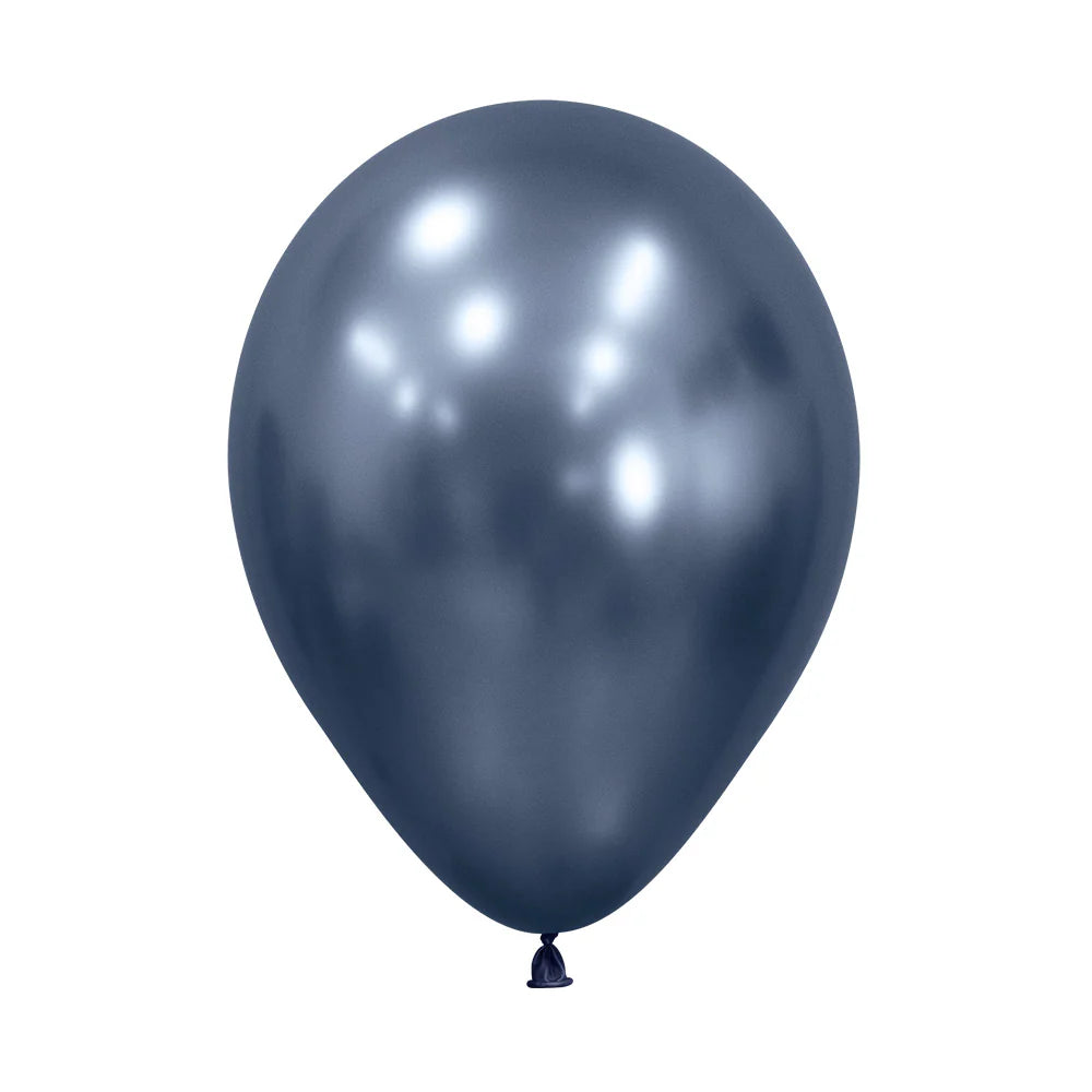Sempertex Reflex Galaxy Navy Blue Latex Balloon for celebrations and events.