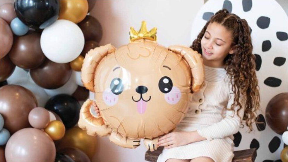 Kawaii Puppy Foil Balloon 53cm Anagram