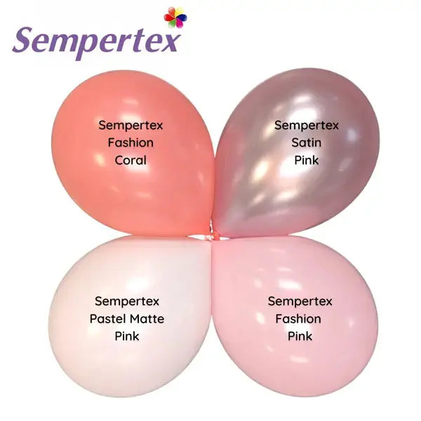 Sempertex Fashion Pink Latex Balloons Sempertex